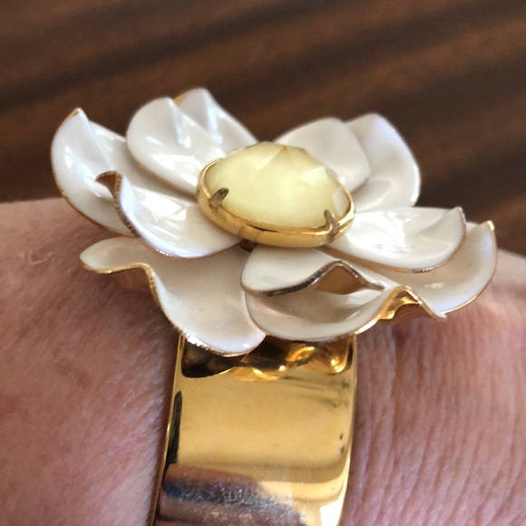 Kate Spade Bright Blossom Cuff Bracelet & matching earrings - Picture 9 of 12